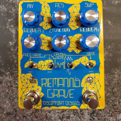 Discomfort Designs Riemans grave - Yellow and blue image 1