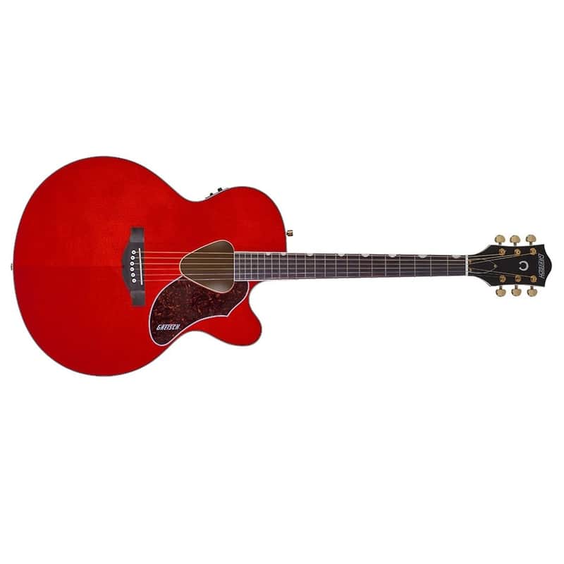 Gretsch G5022CE Rancher Jumbo Cutaway Electric Savannah Sunset image 2