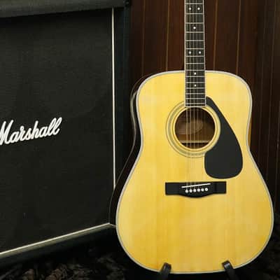 Vintage 1980's Yamaha FG-200D Orange Label Acoustic Guitar Made in Japan image 1