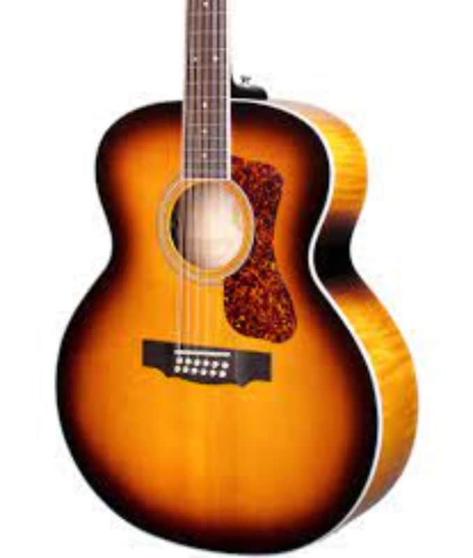 Guild   F2512 E Deluxe Maple Atb 12 String Antique Burst image 1