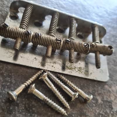 Pre CBS 1962 Fender Precision or Jazz bass bridge 1960 1961 1963 1964 image 2