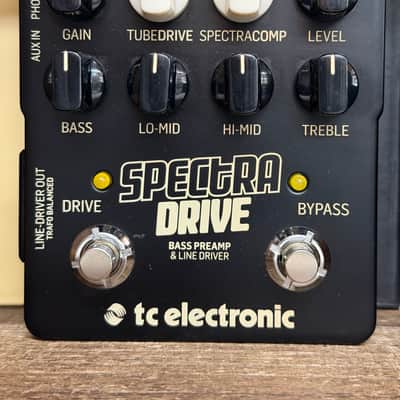TC Electronic SpectraDrive Bass Preamp With Box 2018 - Present - Black image 7