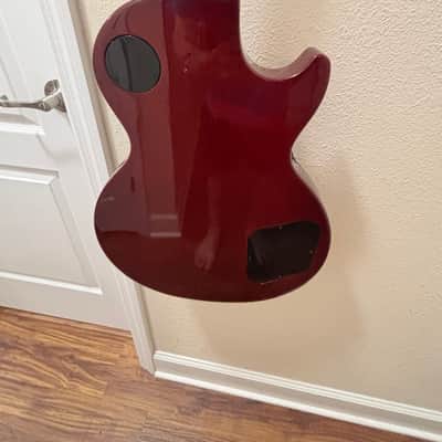 Left Handed Gibson Les Paul Studio without Fretboard Binding 2019 - 2024 - Wine Red image 7