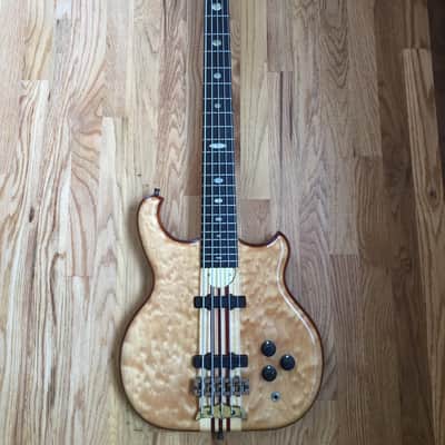Alembic Persuader Distillate 5 String Bass Quilted Maple 1988 image 3