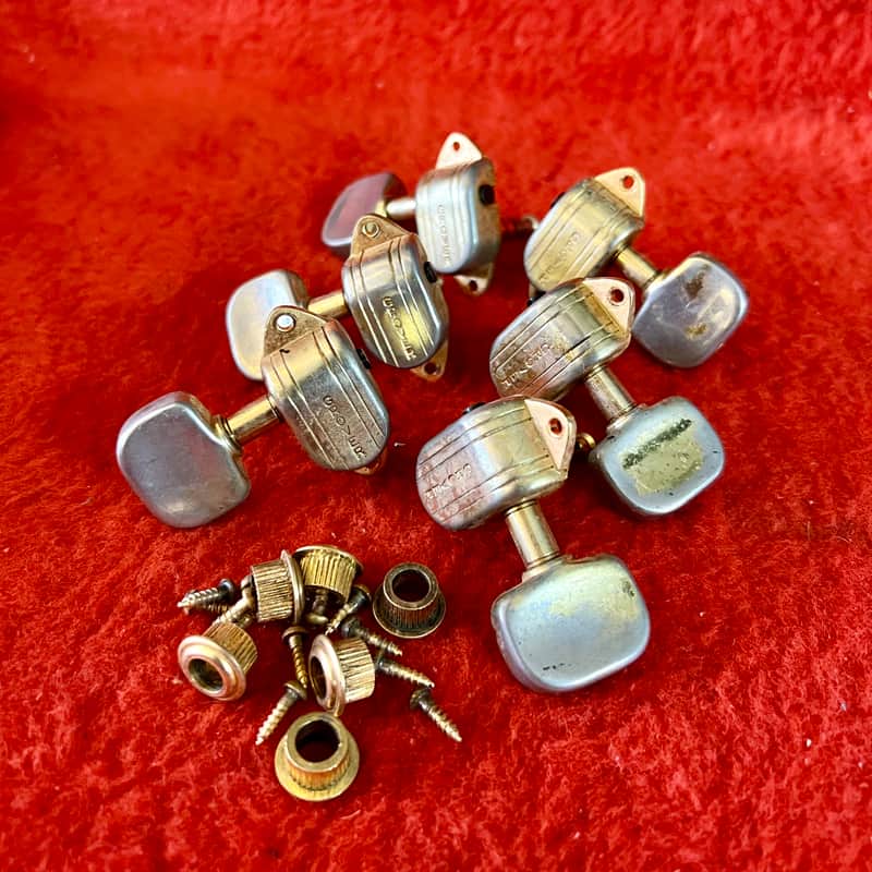 1960 Grover Imperial guitar tuners Gold