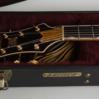 Gretsch G-6136TBK Black Falcon Arch Top Hollow Body Electric Guitar (2011), ser. #JT11051997, original black hard shell case. image 15