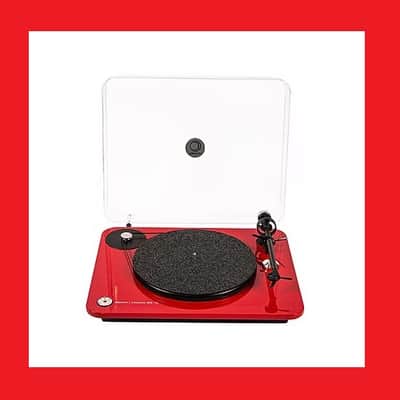Elipson Chroma 400 RIAA Turntable - Built-in Preamp! (Walnut, Oak, Red or Black) image 9