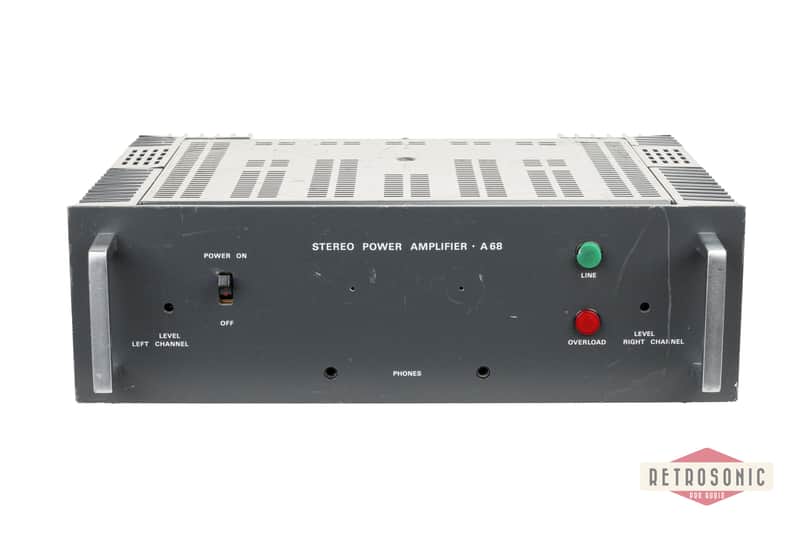 Studer A68 Stereo Power Amplifier image 1
