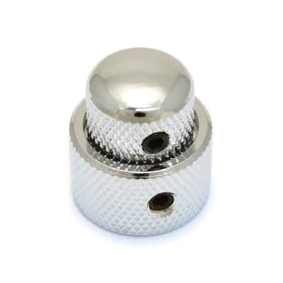 MK-0138-010 (1) Chrome Mini Dome Stack Knob For Metric Pots 6mm/8mm