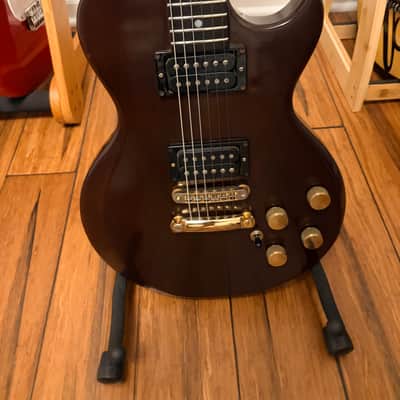 Hondo ll Singlecut Vintage 1980 - Walnut w/ hard case image 5