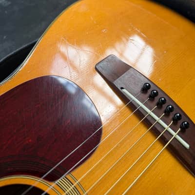 Yamaha FG-75 Folk Guitar 1974 - Natural image 13
