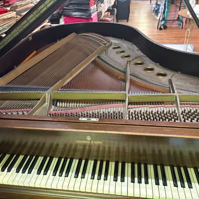 “Golden Age” 1918 Steinway & Sons M - Satin Mahogany (aged, patina) image 7