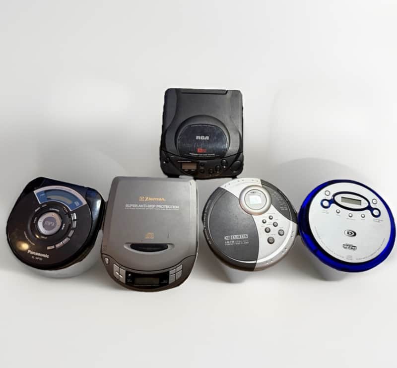Lot of 5 AS IS Defective Portable Cassette & CD Players Walkman Panasonic Rare