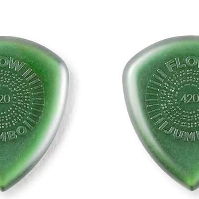 Dunlop Guitar Picks JUMBO FLOW Standard 2 Pack Primetone 4.2mm