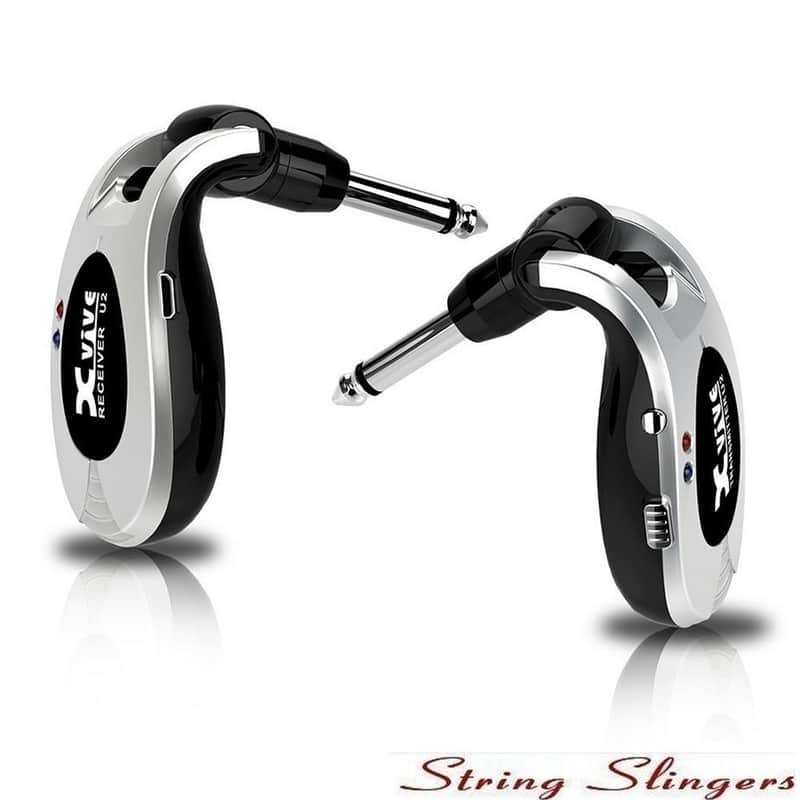 Xvive U2 Rechargeable Digital 2.4Ghz Wireless Guitar System, Silver, no licence. image 1