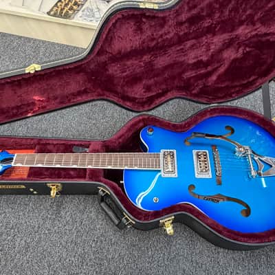 Gretsch G6120T-HR Brian Setzer Signature Hot Rod 2019 - Candy Blue Burst image 10