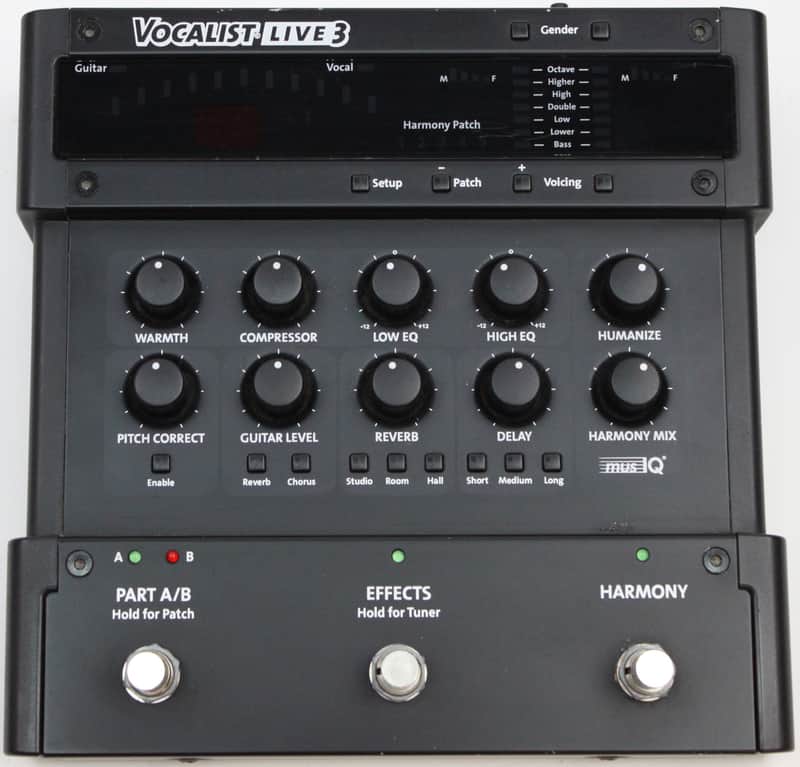 DigiTech Vocalist Live 3 Vocal Harmony Processor Pedal | Reverb