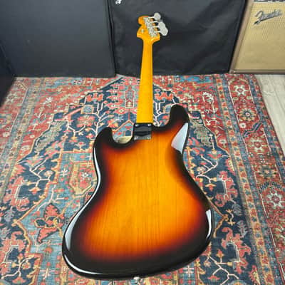 1962 Fender Jazz Bass Reissue Vintage Collection 3 Tone Sunburst Model JB62-70US - 2002-2004 image 11