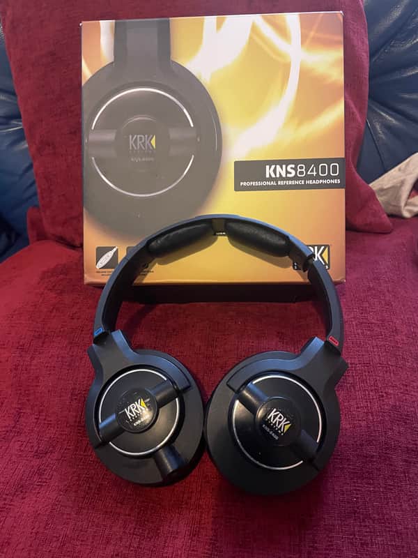KRK KNS8400 Closed-Back On-Ear Studio Headphones 2010s - Black image 1