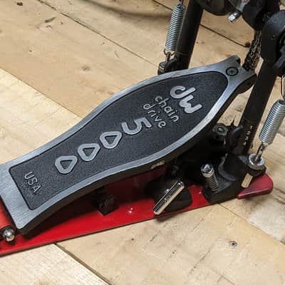 DW DWCP5002AD4 5000 Accelerator Double Bass Drum Pedal 2010s - Black/Red image 14