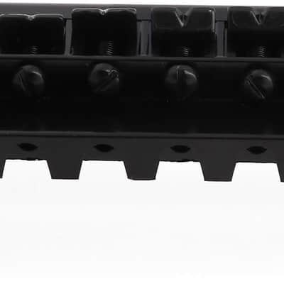 Tune-O-Matic Wraparound Bridge Stop Tailpiece Wrap Around Adjustable Combination Saddle Bridge Tailpiece for 6 String Les Paul LP Style Electric Guitar Parts Full Set Black. image 5