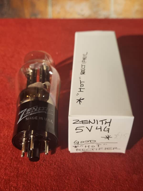 Zenith 5V4G Hot Rectifier Tube image 1