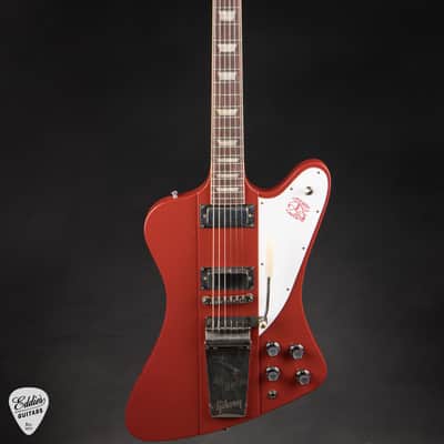 2024 - Gibson Custom Shop 1963 Firebird V W/ Maestro Vibrola Ultra Light Aged Ember Red 8.13 #407723 image 3