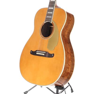 Fender California Vintage Malibu AE Guitar WC Gold Pickguard, Aged Natural (P) (08097) image 3
