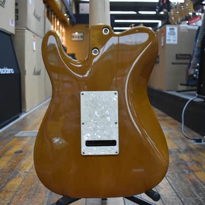 Tom Anderson Custom Top T Classic Contoured Electric Guitar Natural Red Burst w/Binding, Hard Case image 3