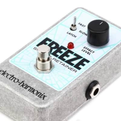 Electro-Harmonix Freeze Nano Sound Retainer Sustain Pedal 2010 - Present - Blue / Gray image 5