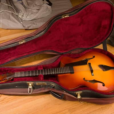 NEW PRICE! 18 " Benedetto "Custom 7 String" (like La Venezia model) 1993 Autumn sunburst Offers OK image 17