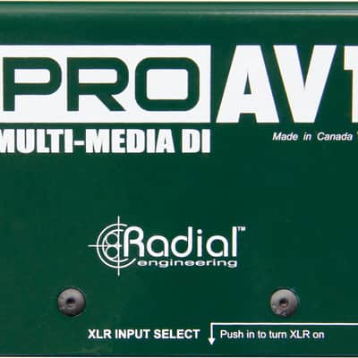 Radial ProAV1 Mono Passive Multimedia Direct Box imagen 2