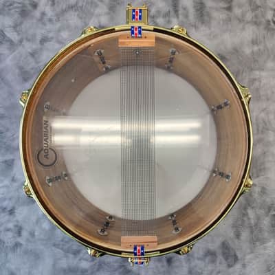 Used Stone Custom Drums 6.5x14" Mahogany image 10