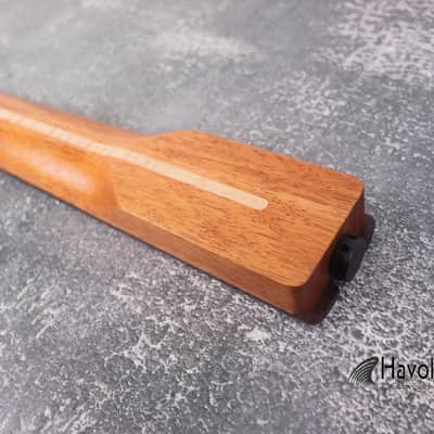 Mahogany T Type Spoke Wheel Carbon Fiber Rods Neck Stainless Steel Jescar Frets image 9