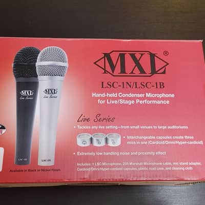 MXL LSC-1N Handheld Condenser Microphone with Cardioid , Omnidirectional, and Hypercardioid Capsules 2023 - Present - Champagne image 2