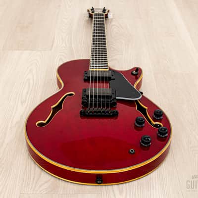 1989 Ibanez George Benson Signature GB30 Trans Red, Near-Mint w/ Case & Tag image 11