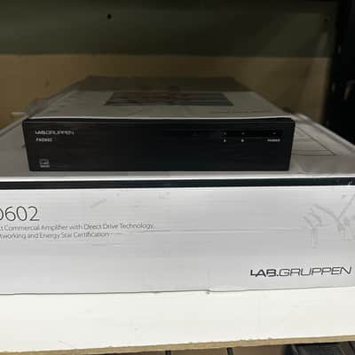 Lab Gruppen FAD602 2-Channel Power Amplifier – Energy Efficient Install Series Amp - Excellent Condition image 1