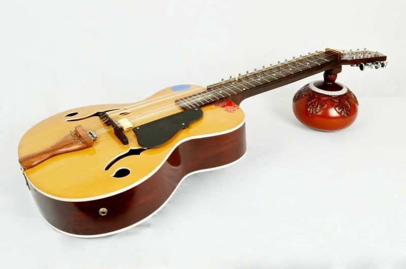 Handmade MohanVeena String Musical Instrument Professional Classical Plucked Slide Guitar image 1