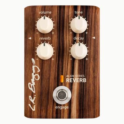 LR Baggs Align Series Reverb Acoustic Guitar Effects Pedal Bundle w/ 12x Picks and Liquid Audio Polishing Cloth image 2