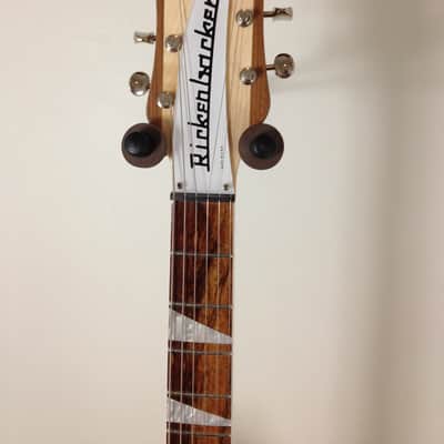 Rickenbacker 381V69 2013 Mapleglo checker binding carved top and back image 6