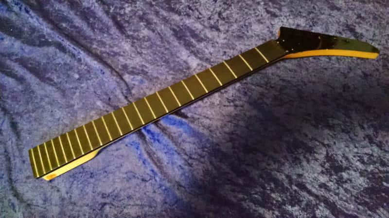 Vintage Warmoth Banana Neck Ebony Fretboard Heel Truss Adjustment 22 Frets image 1