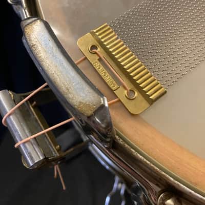 Slingerland - 1930s, 6.5x14" Gene Krupa No. 111, Radio King Snare Drum. White Marine Pearl image 17