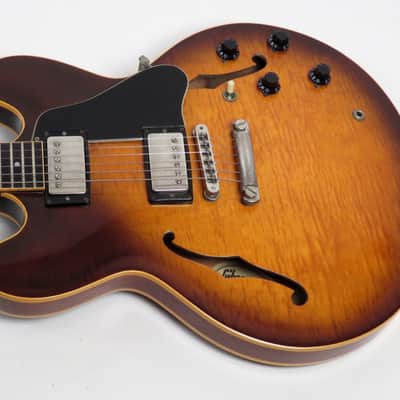 Gibson ES-335 Dot Reissue 1986 Sunburst ~ Super Flame Top and Back image 8