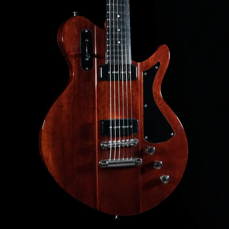 Eastman Juliet Solid Body, Vintage Red Finish, Bare Knuckle P-90s - NEW image 1