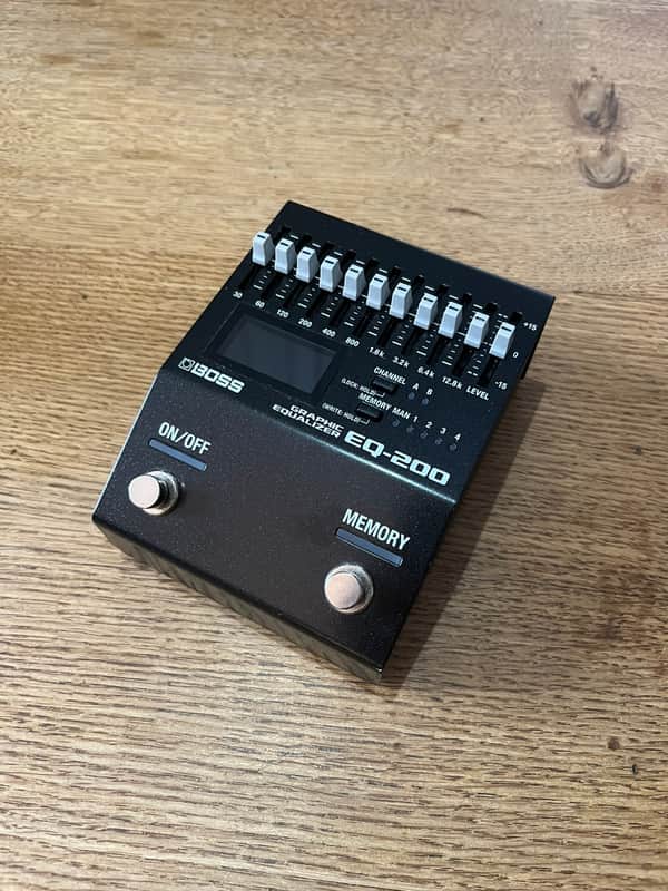 Boss EQ-200 Equalizer 2019 - Present - Black image 1