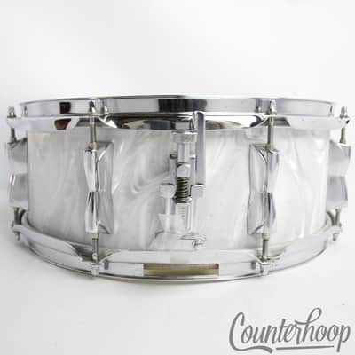 *Yamaha 14x5"YD Snare Drum White Satin Flame YSD-045 9ply Mahogany 8-Lug Chrome* image 3