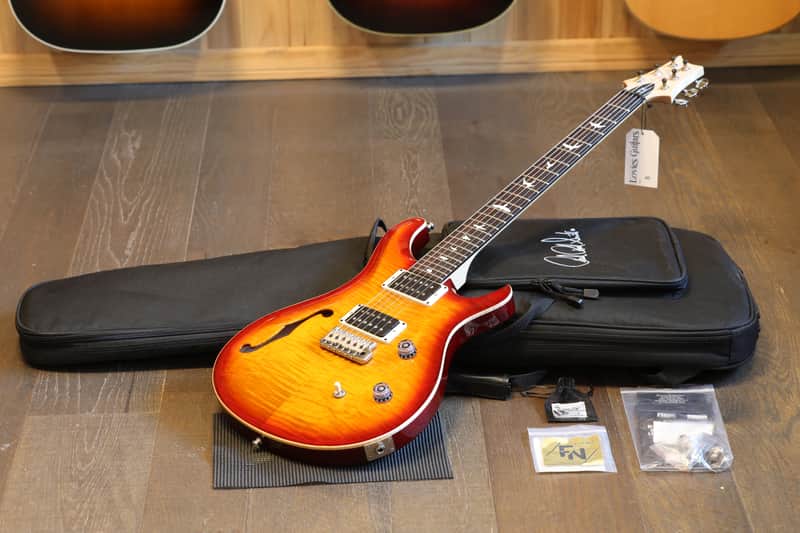 Unplayed! 2022 PRS CE 24 Semi-Hollow Electric Guitar Sunburst + OGB image 1