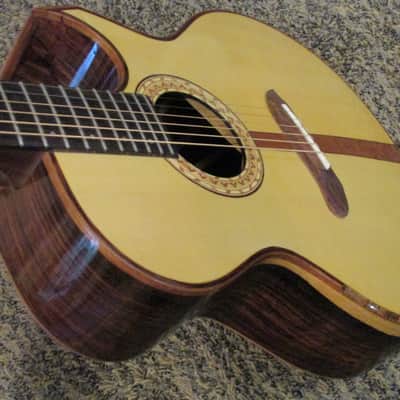 2012 K M Clark Custom A Wedge Cutaway Acoustic COCOBOLO Kevin Michael image 2