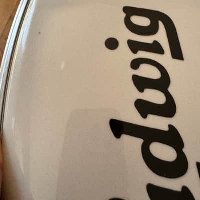 Ludwig 24 Inch Heavy Bass Drum Resonant Head Ported Script Logo 60s Style image 5