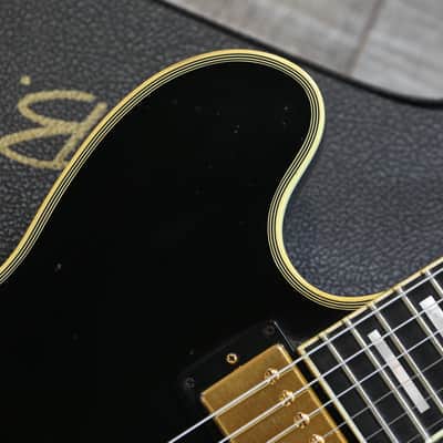 2007 Gibson Custom BB King Lucille w/ Rare Crown Inlay Electric Guitar Black Ebony + OHSC image 4